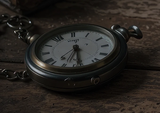 Pocket watch upscaled 4x with Topaz Bloom Creative, crop at 100%