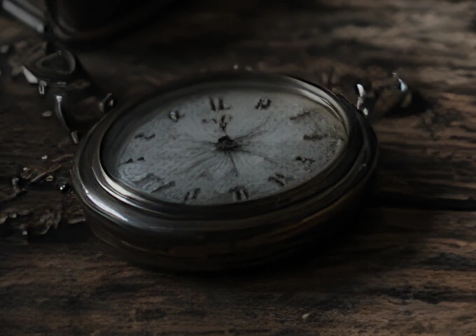 Pocket watch upscaled 4x with Topaz Standard V2, crop at 100%
