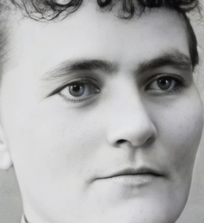 Face upscaled 4x with Topaz Standard V2, crop at 100%