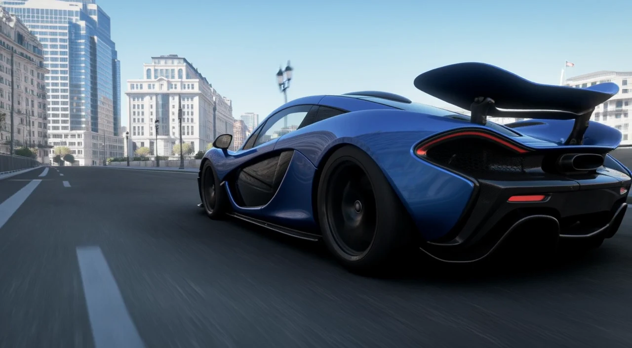 McLaren in the daylight